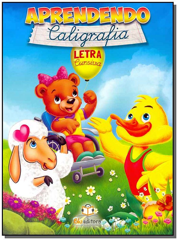 Livro Aprendendo Caligrafia - Letra Cursiva