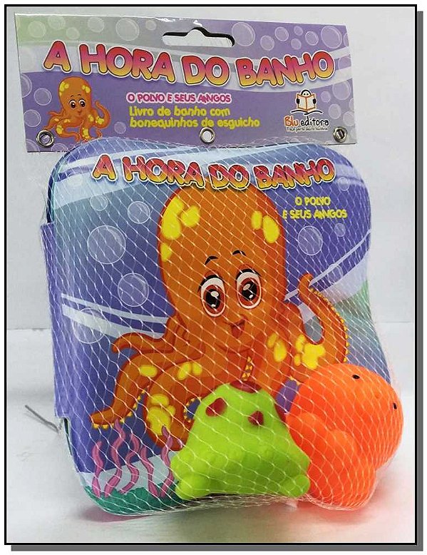Livro A Hora Do Banho - O Polvo E Seus Amigos