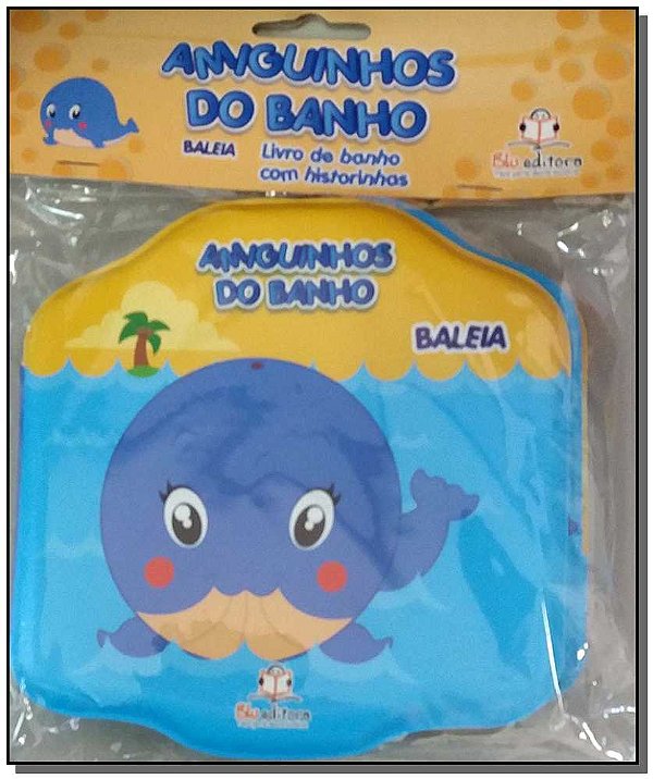 Livro Amiguinhos Do Banho - Baleia