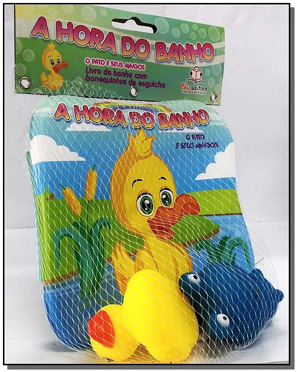 Livro A Hora Do Banho - O Pato E Seus Amigos