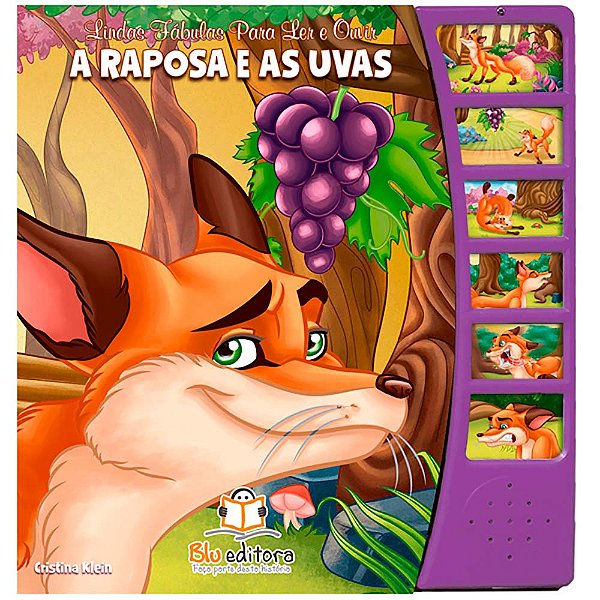 Livro Lindas Fábulas Para Ler E Ouvir - A Raposa E As Uva...