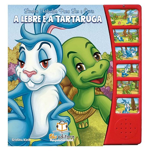 Livro Lindas Fabulas Para Ler E Ouvir - A Lebre E A Tarta...