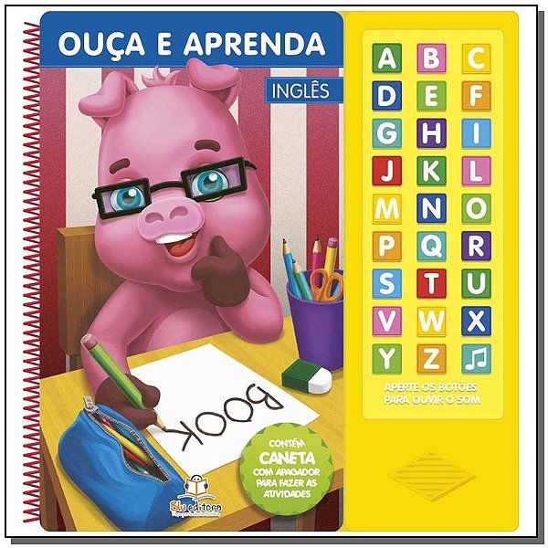 Livro Ouça E Aprenda - Ingles