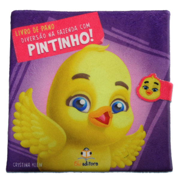 Livro Livro De Pano - Diversão Na Fazenda - Pintinho!