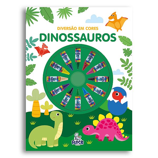 Livro Diversão Em Cores: Dinossauros