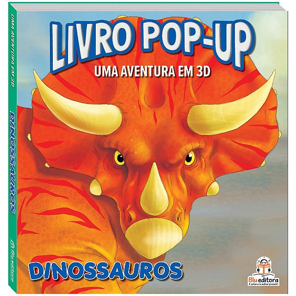 Livro Livro Pop-Up - Aventuras Em 3D: Dinossauros