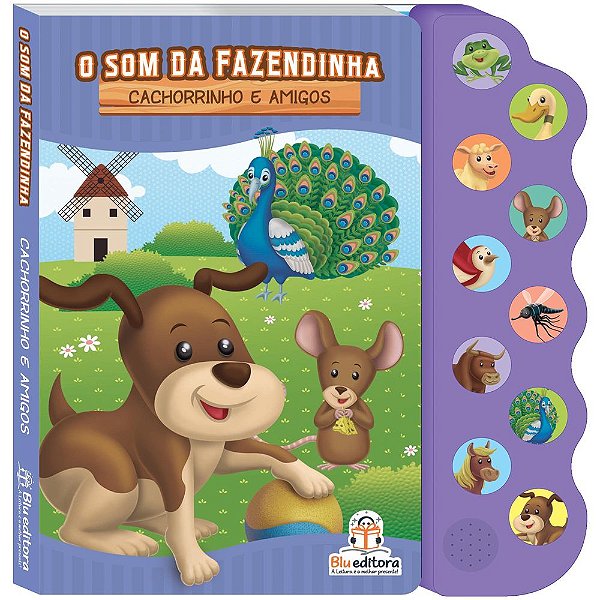 Livro Som da fazendinha: cachorrinho e amigos