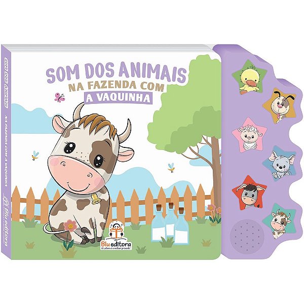 Livro Som dos animais: na fazenda com a vaquinha