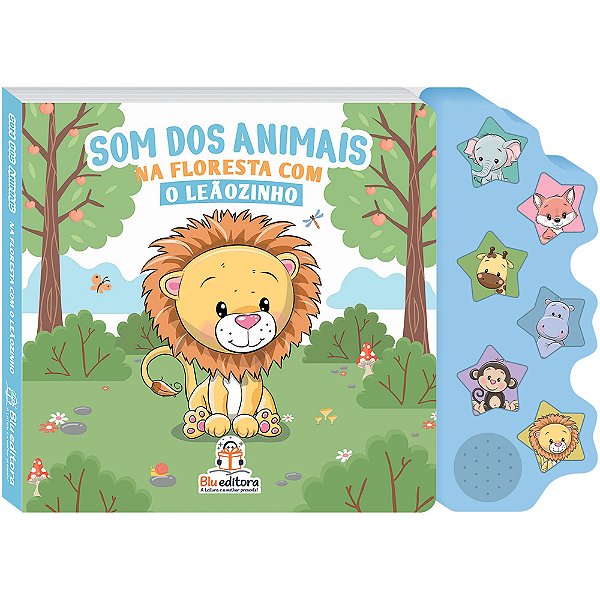 Livro Som dos animais: na fazenda com o leãozinho