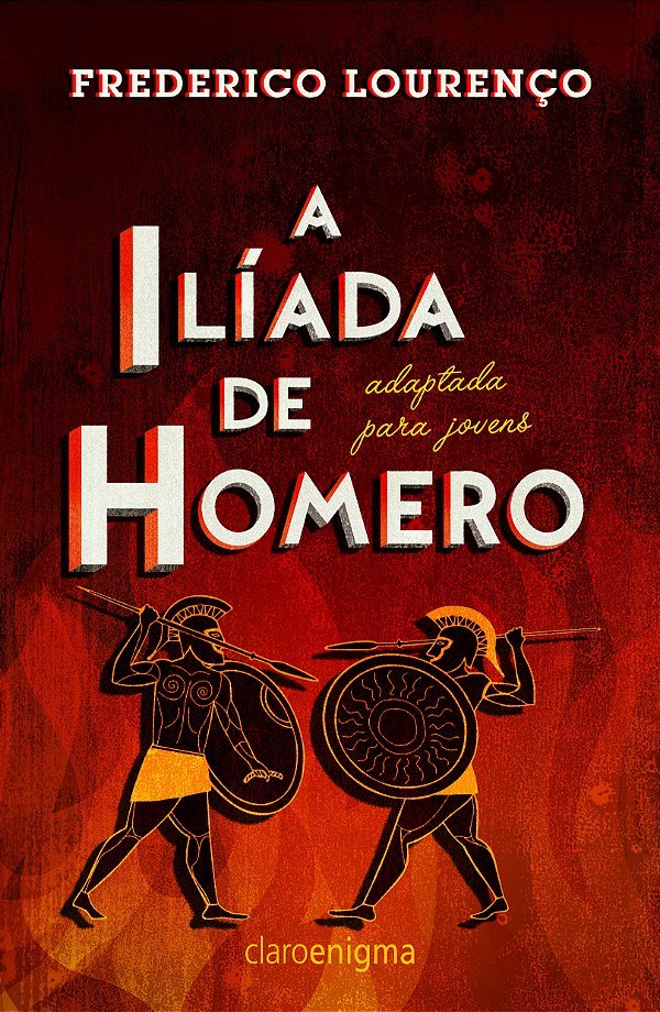 Livro A ilíada de Homero adaptada para jovens