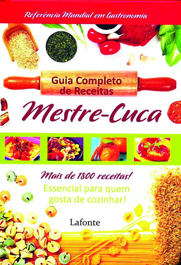 Livro Guia completo de receitas mestre Cuca