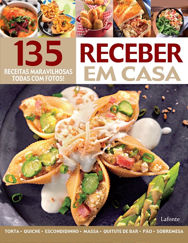 Livro Receitas Maravilhosas - Receber em Casa