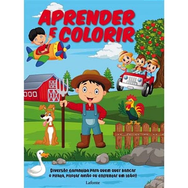 Livro Aprender E Colorir - Diversão Garantida Para Quem Q...
