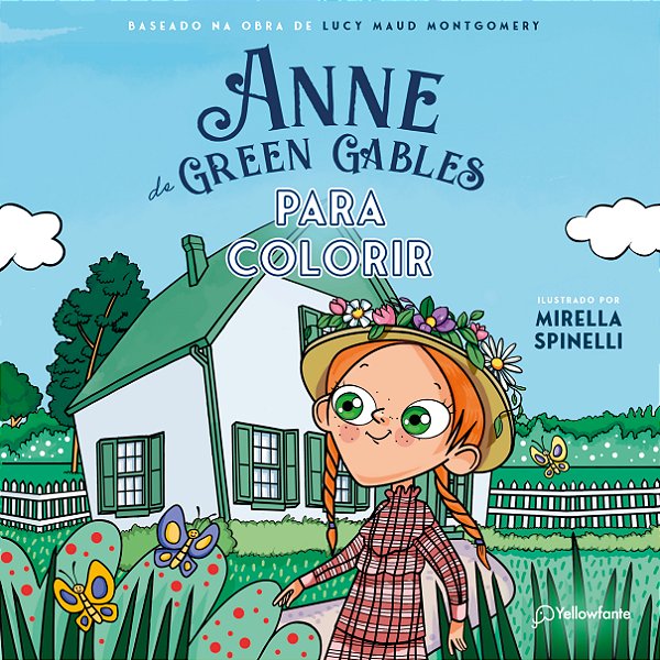 Livro Anne de Green Gables para colorir