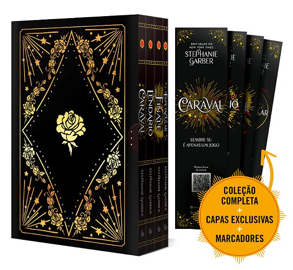 Livro Caixa Caraval - Edição de colecionador (Série completa co...