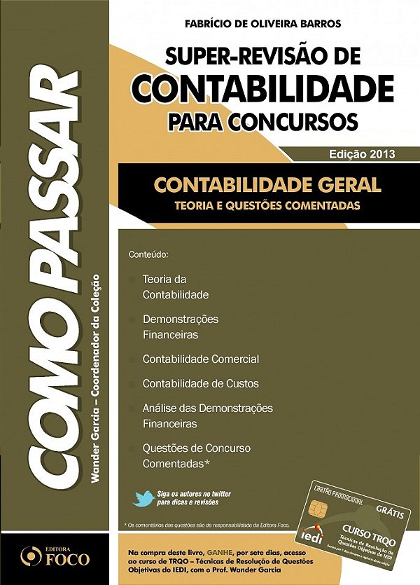 Livro Super-revisão de contabilidade para concursos: Cont...
