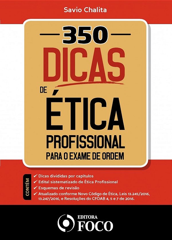 Livro 350 dicas de ética profissional para o Exame de Ord...