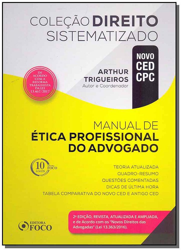 Livro Manual De Ética Profissional Do Advogado - 02Ed/18