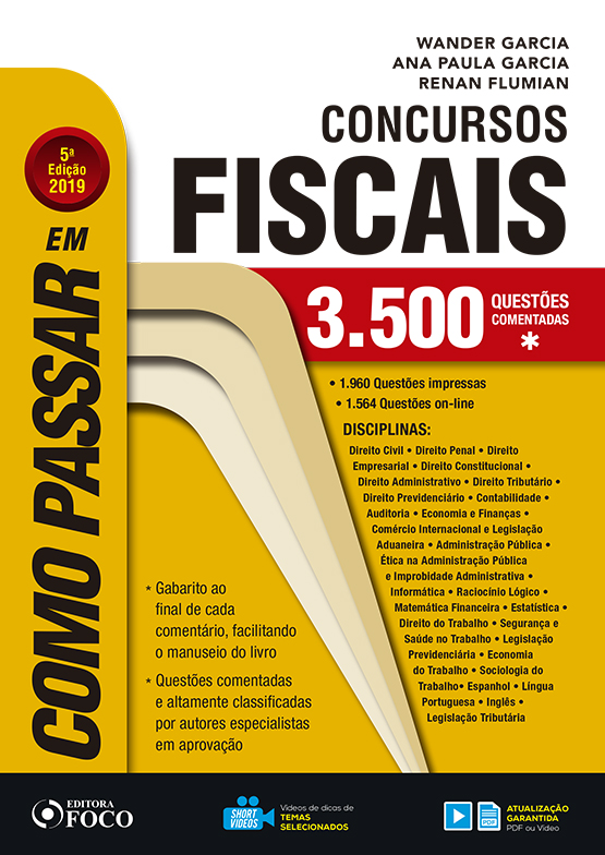 Livro Como passar em concursos fiscais: 3.500 questões comentad...