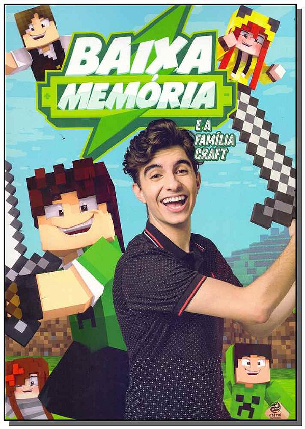 Livro Baixa Memória E A Familia Craft + Adesivos