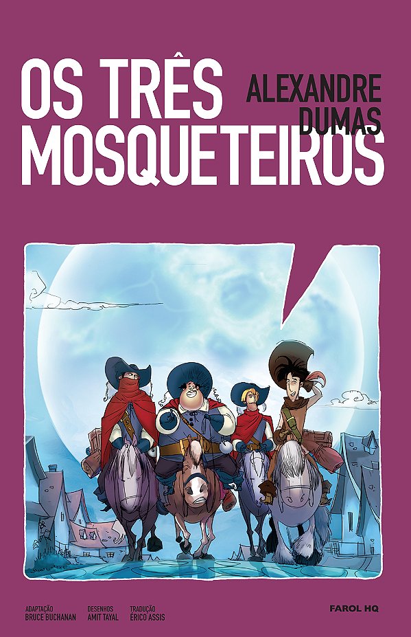 Livro Os três mosqueteiros em quadrinhos