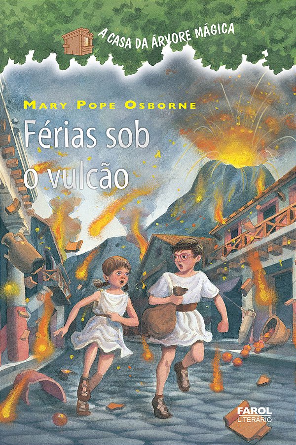 Livro Férias sob o vulcão