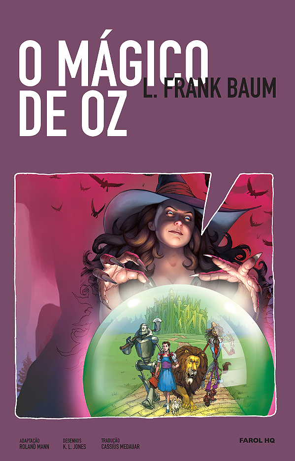 Livro O mágico de Oz em quadrinhos