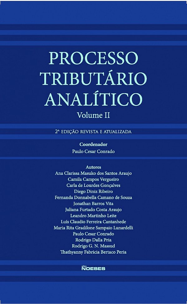 Livro Processo tributário analítico (Volume 2)