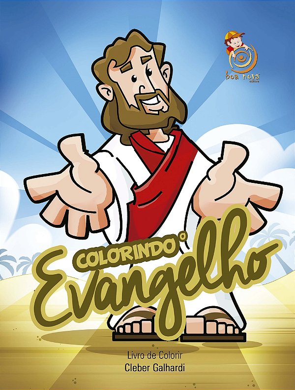 Livro Colorindo o evangelho - livro de colorir