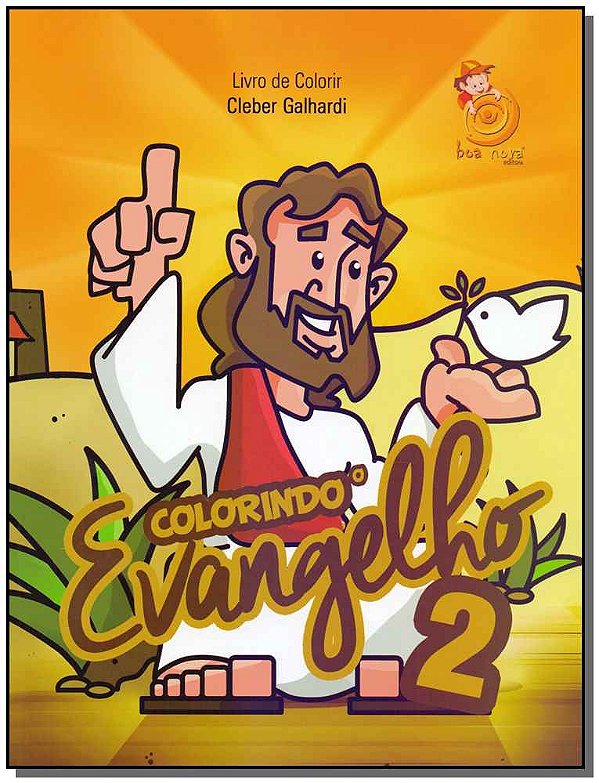 Livro Colorindo o evangelho - Volume II - livro de colori...