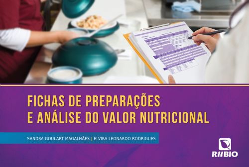 Livro Fichas de preparações e análise do valor nutricional