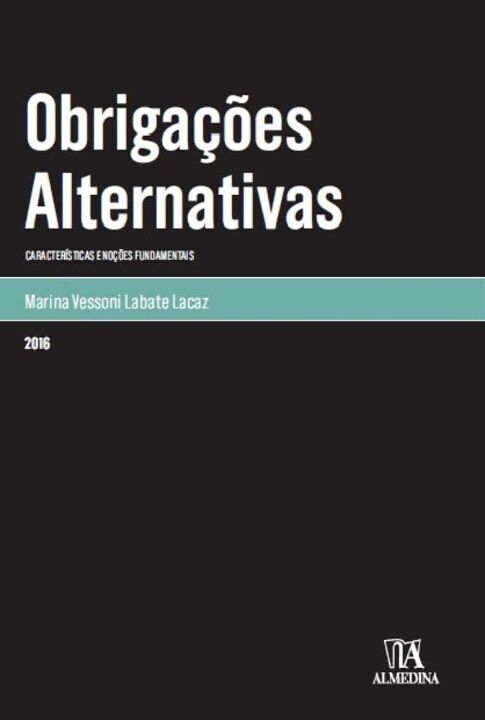 Livro Obrigações alternativas: Características e noções f...