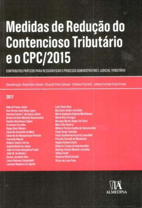 Livro Medidas de redução do contencioso tributário e o CP...