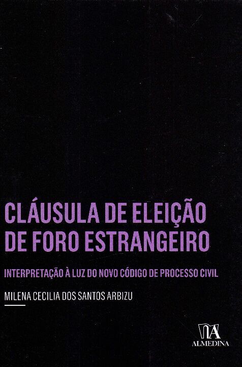 Livro Cláusula de eleição de foro estrangeiro