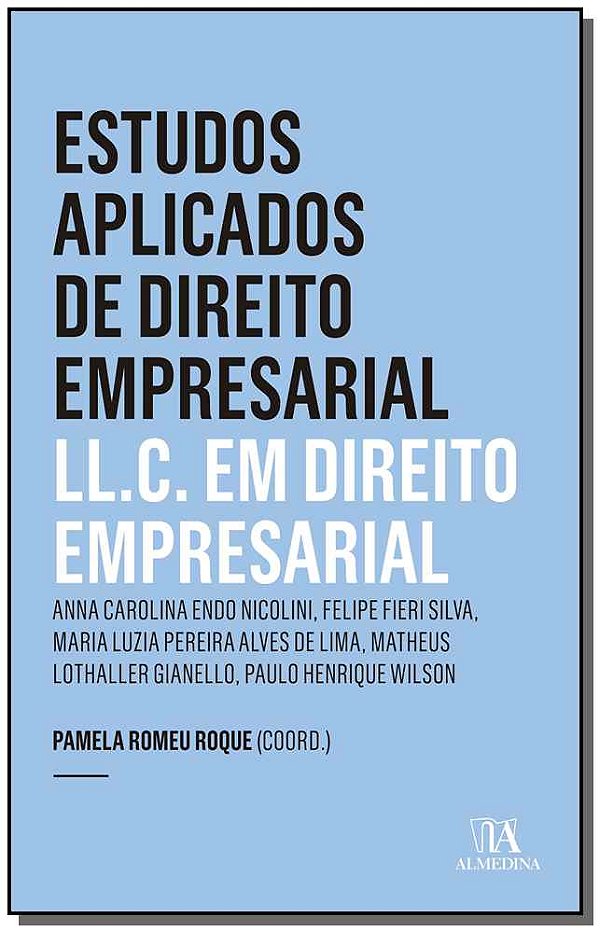 Livro Estudos aplicados de direito empresarial: LL.C. em ...