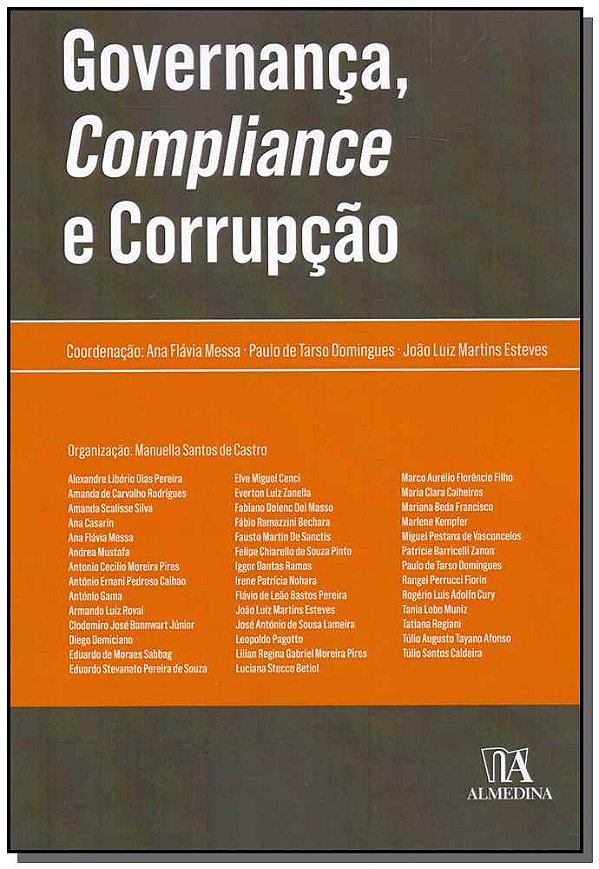 Livro Governança, compliance e corrupção