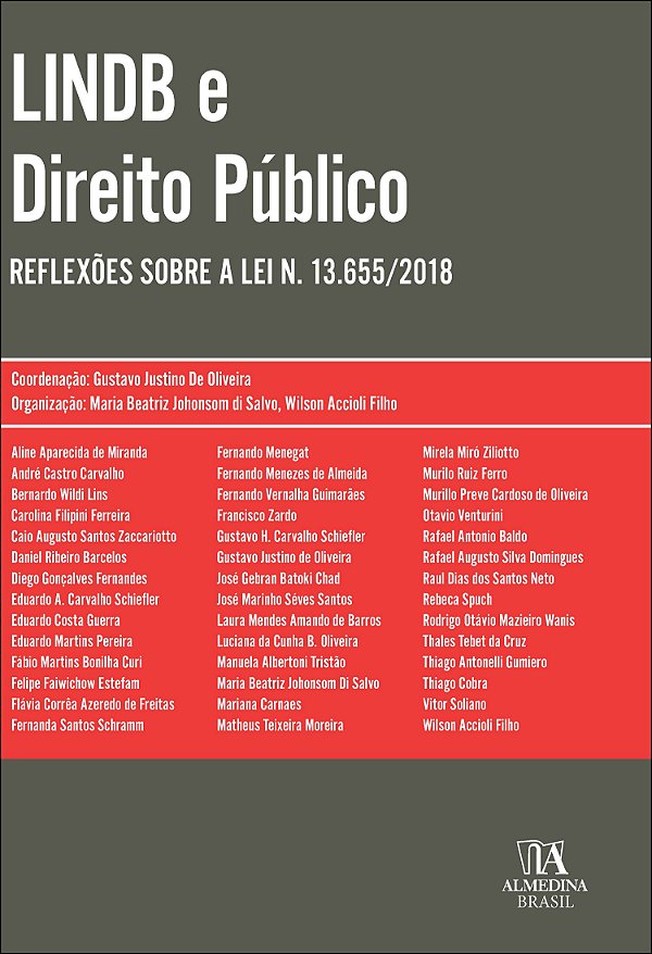 Livro LINDB e direito público: reflexões sobre a lei n. 13.655/...