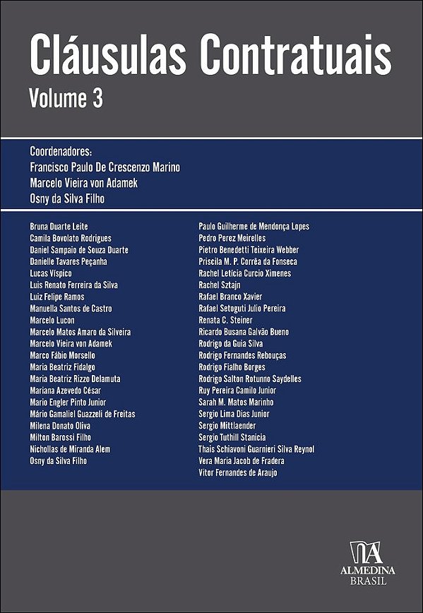 Livro Cláusulas contratuais (Volume 3)