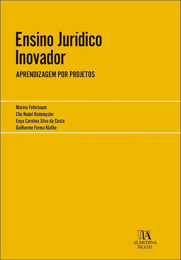 Livro Ensino jurídico inovador: aprendizagem por projetos