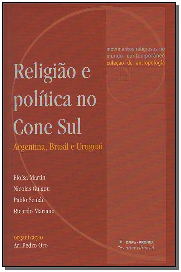 Livro Religião E Política No Cone Sul