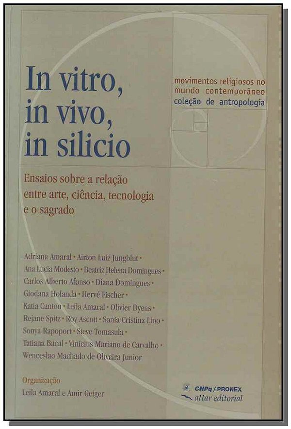 Livro In Vitro, In Vivo, In Silício