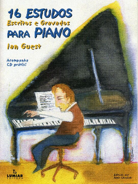 Livro 16 Estudos escritos e gravados para Piano
