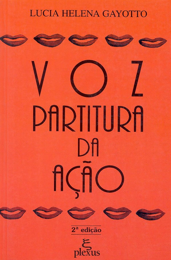 Livro Voz: partitura da ação