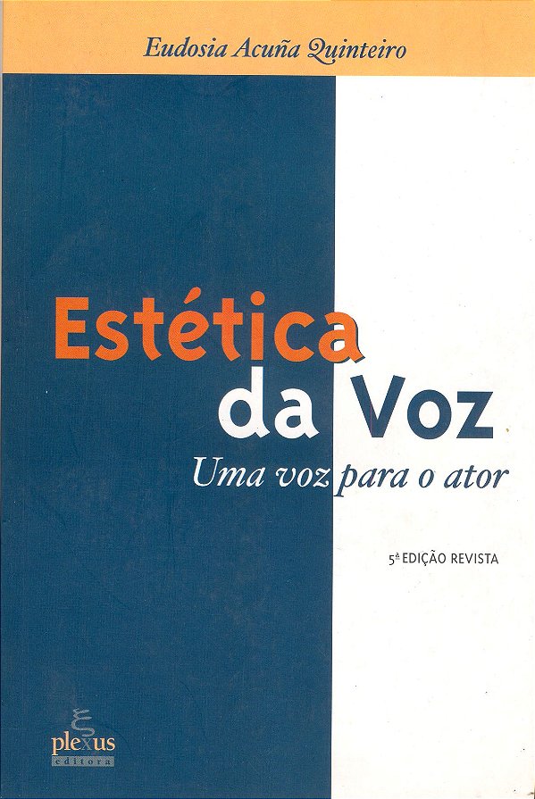 Livro Estética da voz