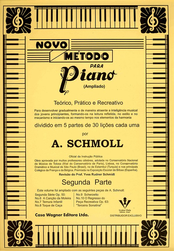 Livro Novo Método Para Piano - 2ª Parte