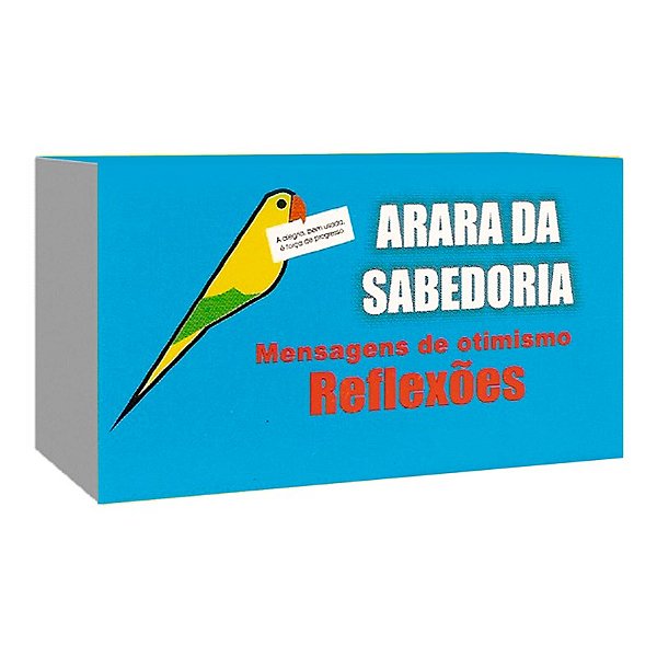 Livro Arara Da Sabedoria - Mensagens De Otimismo - Reflex...