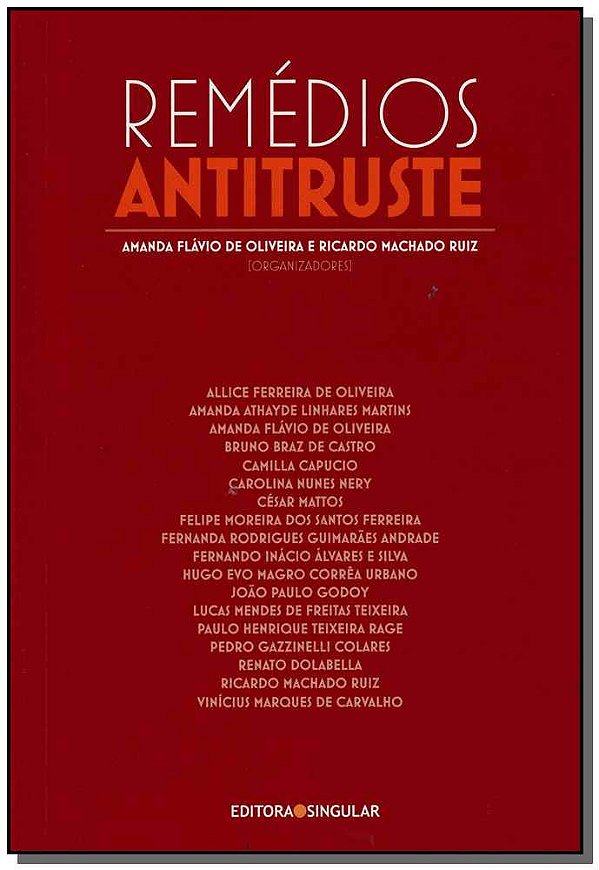 Livro Remedios Antitruste