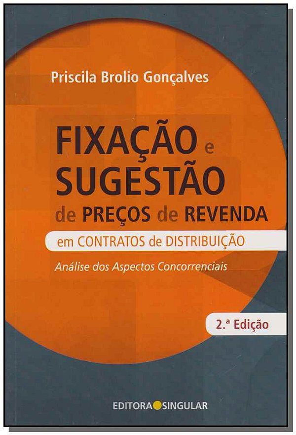 Livro Fixação E Sugestão De Preços De Revenda