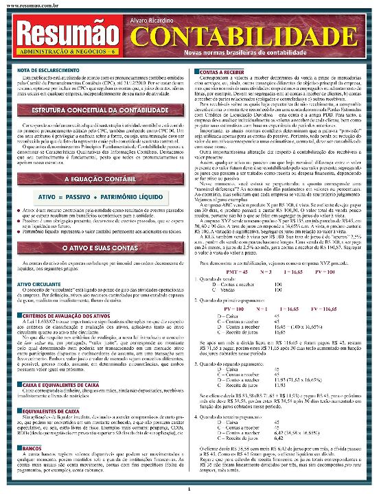 Livro Contabilidade