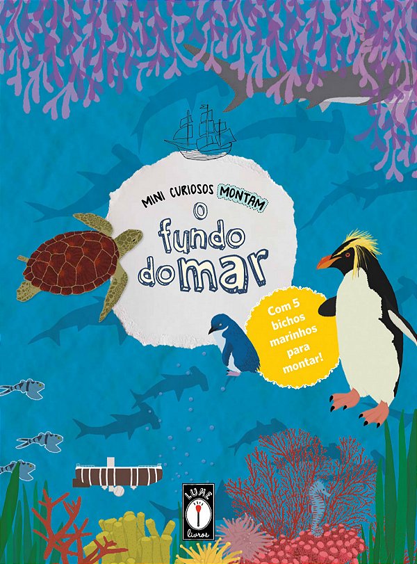 Livro Mini curiosos montam o fundo do mar (Volume 3)